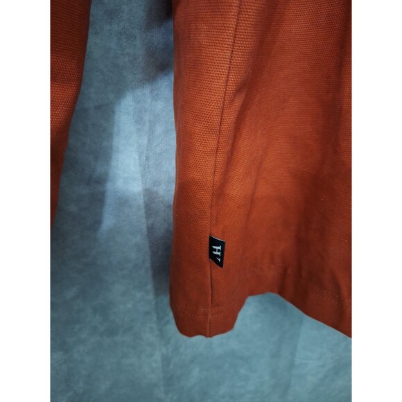 Houston White Utility Jacket Men's XL Corduroy Collar Barn Coat Chore Jacket - Picture 11 of 13